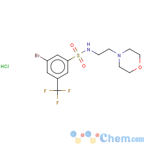 CAS No:850411-19-7 Benzenesulfonamide,3-bromo-N-[2-(4-morpholinyl)ethyl]-5-(trifluoromethyl)-, hydrochloride (1:1)