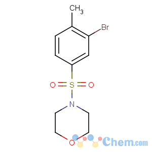 CAS No:850429-74-2 4-(3-bromo-4-methylphenyl)sulfonylmorpholine