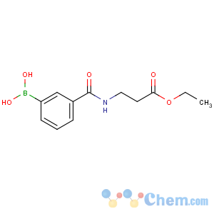 CAS No:850567-28-1 [3-[(3-ethoxy-3-oxopropyl)carbamoyl]phenyl]boronic acid
