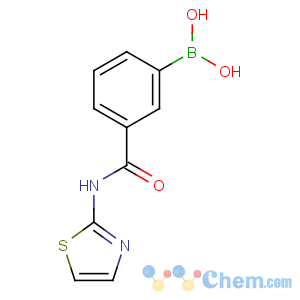 CAS No:850567-34-9 [3-(1,3-thiazol-2-ylcarbamoyl)phenyl]boronic acid