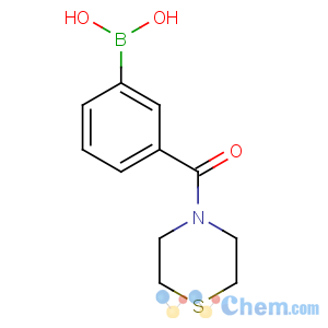 CAS No:850567-37-2 [3-(thiomorpholine-4-carbonyl)phenyl]boronic acid