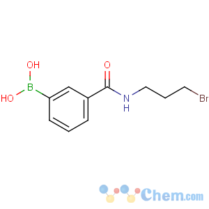 CAS No:850567-42-9 [3-(3-bromopropylcarbamoyl)phenyl]boronic acid