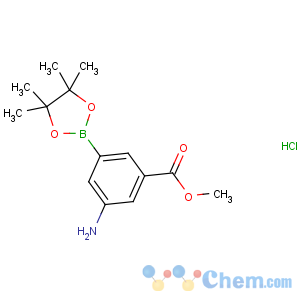 CAS No:850567-50-9 methyl<br />3-amino-5-(4,4,5,5-tetramethyl-1,3,<br />2-dioxaborolan-2-yl)benzoate