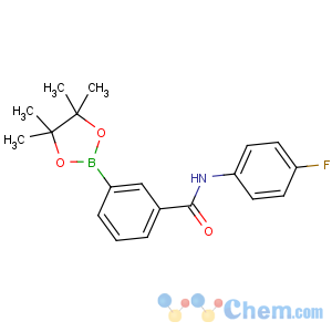 CAS No:850567-58-7 N-(4-fluorophenyl)-3-(4,4,5,5-tetramethyl-1,3,<br />2-dioxaborolan-2-yl)benzamide