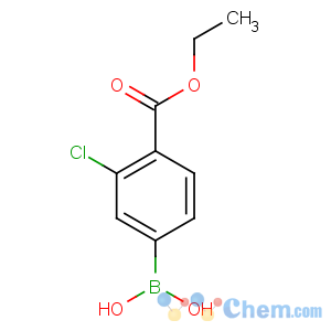 CAS No:850568-11-5 (3-chloro-4-ethoxycarbonylphenyl)boronic acid