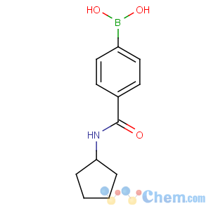 CAS No:850568-15-9 [4-(cyclopentylcarbamoyl)phenyl]boronic acid