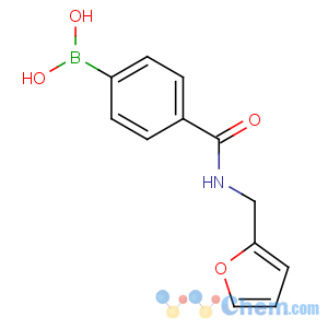 CAS No:850568-18-2 [4-(furan-2-ylmethylcarbamoyl)phenyl]boronic acid