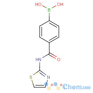 CAS No:850568-26-2 [4-(1,3-thiazol-2-ylcarbamoyl)phenyl]boronic acid