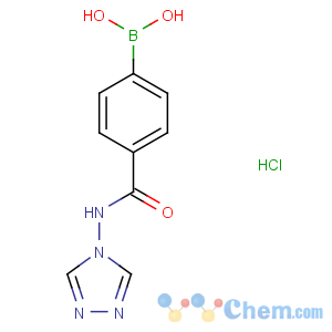CAS No:850568-29-5 [4-(1,2,4-triazol-4-ylcarbamoyl)phenyl]boronic acid