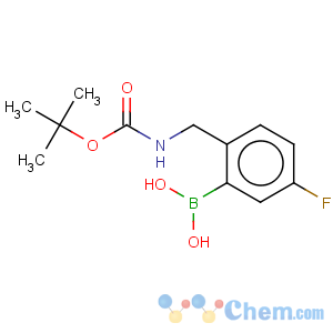 CAS No:850568-43-3 Carbamic acid,[(2-borono-4-fluorophenyl)methyl]-, 1,1-dimethylethyl ester (9CI)