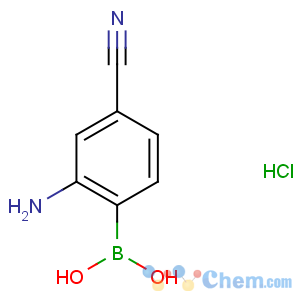 CAS No:850568-47-7 (2-amino-4-cyanophenyl)boronic acid