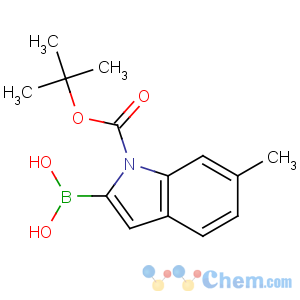 CAS No:850568-51-3 [6-methyl-1-[(2-methylpropan-2-yl)oxycarbonyl]indol-2-yl]boronic acid