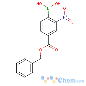 CAS No:850568-58-0 (2-nitro-4-phenylmethoxycarbonylphenyl)boronic acid