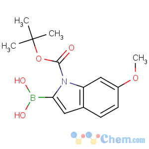 CAS No:850568-65-9 [6-methoxy-1-[(2-methylpropan-2-yl)oxycarbonyl]indol-2-yl]boronic acid