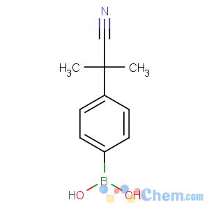 CAS No:850568-67-1 [4-(2-cyanopropan-2-yl)phenyl]boronic acid