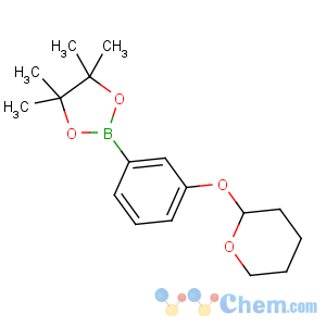 CAS No:850568-69-3 4,4,5,5-tetramethyl-2-[3-(oxan-2-yloxy)phenyl]-1,3,2-dioxaborolane