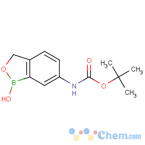 CAS No:850568-79-5 tert-butyl N-(1-hydroxy-3H-2,1-benzoxaborol-6-yl)carbamate