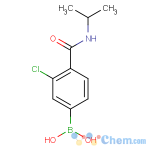 CAS No:850589-41-2 [3-chloro-4-(propan-2-ylcarbamoyl)phenyl]boronic acid