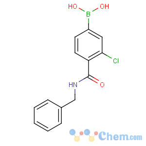 CAS No:850589-42-3 [4-(benzylcarbamoyl)-3-chlorophenyl]boronic acid
