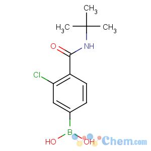CAS No:850589-46-7 [4-(tert-butylcarbamoyl)-3-chlorophenyl]boronic acid