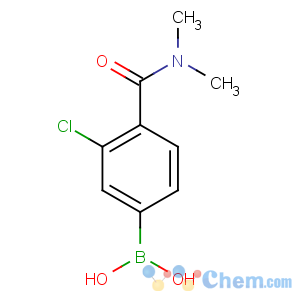 CAS No:850589-47-8 [3-chloro-4-(dimethylcarbamoyl)phenyl]boronic acid