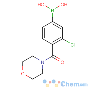 CAS No:850589-49-0 [3-chloro-4-(morpholine-4-carbonyl)phenyl]boronic acid