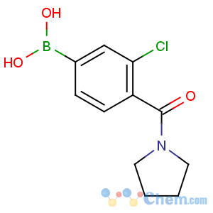 CAS No:850589-51-4 [3-chloro-4-(pyrrolidine-1-carbonyl)phenyl]boronic acid