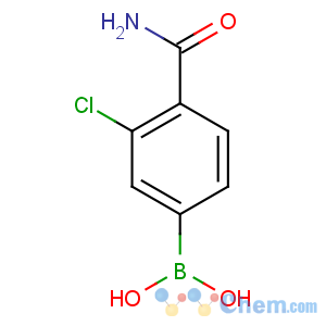 CAS No:850589-52-5 (4-carbamoyl-3-chlorophenyl)boronic acid