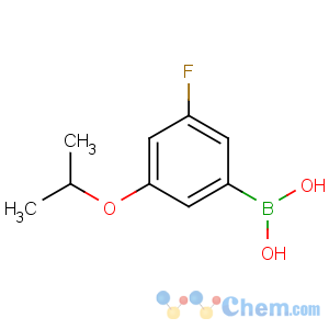 CAS No:850589-54-7 (3-fluoro-5-propan-2-yloxyphenyl)boronic acid