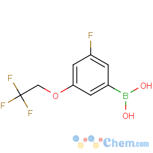 CAS No:850589-55-8 [3-fluoro-5-(2,2,2-trifluoroethoxy)phenyl]boronic acid