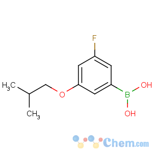 CAS No:850589-57-0 [3-fluoro-5-(2-methylpropoxy)phenyl]boronic acid
