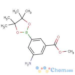 CAS No:850689-27-9 methyl 3-amino-5-(4,4,5,5-tetramethyl-1,3,2-dioxaborolan-2-yl)benzoate