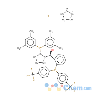 CAS No:851308-48-0 Ferrocene,1-[bis(3,5-dimethylphenyl)phosphino]-2-[(S)-[2-[bis[4-(trifluoromethyl)phenyl]phosphino]phenyl]hydroxymethyl]-,(1R)- (9CI)