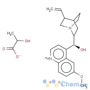 CAS No:85135-84-8 (9s)-9-hydroxy-6'-methoxycinchonanium lactate