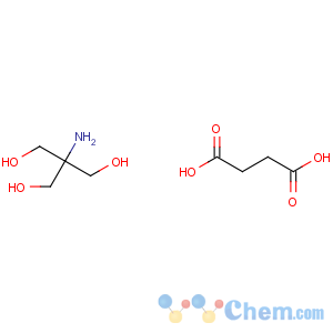 CAS No:85169-32-0 Succinic acid, compound with 2-amino-2-(hydroxymethyl)propane-1,3-diol (1:2)