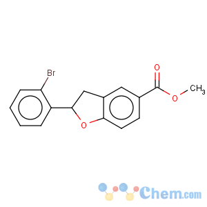 CAS No:851777-30-5 5-Benzofurancarboxylicacid, 2-(2-bromophenyl)-2,3-dihydro-, methyl ester