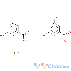 CAS No:85187-45-7 bis(1,2,3,6-tetrahydro-2,6-dioxopyrimidine-4-carboxylato-N3,O4)iron