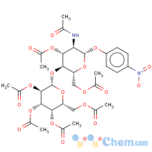CAS No:85193-88-0 4-nitrophenyl2-acetamido-3,6-di-o-acetyl-4-o-(2,3,4,6-tetra-o-acetyl-b-d-galactopyranosyl)-2-deoxy-b-d-glucopyranoside