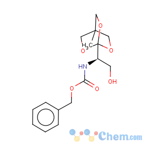 CAS No:851974-77-1 Carbamic acid,[(1R)-2-hydroxy-1-(4-methyl-2,6,7-trioxabicyclo[2.2.2]oct-1-yl)ethyl]-,phenylmethyl ester (9CI)