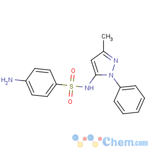 CAS No:852-19-7 4-amino-N-(5-methyl-2-phenylpyrazol-3-yl)benzenesulfonamide