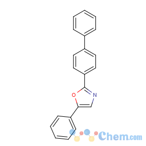 CAS No:852-37-9 5-phenyl-2-(4-phenylphenyl)-1,3-oxazole
