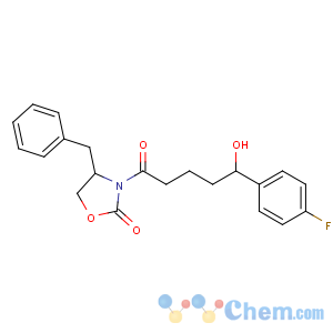 CAS No:852148-49-3 (4S)-4-benzyl-3-[(5S)-5-(4-fluorophenyl)-5-hydroxypentanoyl]-1,<br />3-oxazolidin-2-one