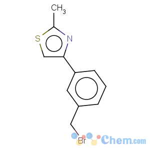 CAS No:852180-42-8 Thiazole,4-[3-(bromomethyl)phenyl]-2-methyl-