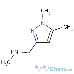 CAS No:852227-88-4 1-(1,5-dimethylpyrazol-3-yl)-N-methylmethanamine