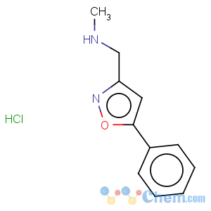 CAS No:852227-91-9 3-Isoxazolemethanamine,N-methyl-5-phenyl-, hydrochloride (1:1)