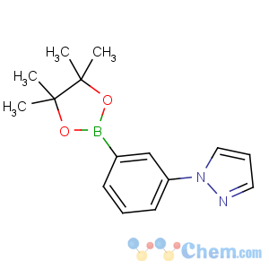 CAS No:852227-94-2 1-[3-(4,4,5,5-tetramethyl-1,3,2-dioxaborolan-2-yl)phenyl]pyrazole