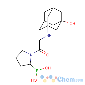 CAS No:852331-49-8 [(2R)-1-[2-[(3-hydroxy-1-adamantyl)amino]acetyl]pyrrolidin-2-yl]boronic<br />acid