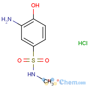 CAS No:85237-56-5 Benzenesulfonamide,3-amino-4-hydroxy-N-methyl-, hydrochloride (1:1)