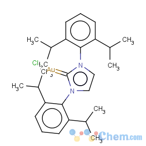 CAS No:852445-83-1 1,3-Bis(2,6-di-isopropylphenyl)imidazol-2-ylidene gold(I) chloride