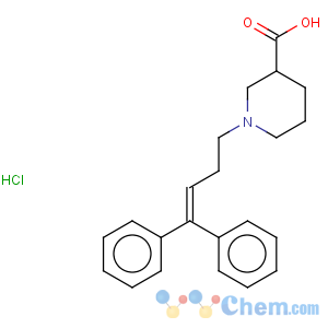 CAS No:85375-15-1 1-(4,4-Diphenyl-3-butenyl)-3-piperidinecarboxylic acid hydrochloride